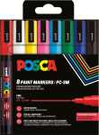 Faber Castell Marker UNI POSCA PC-3M 0,9-1,3 8er Basic