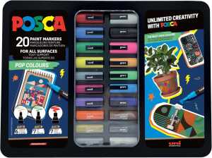 Faber Castell Marker UNI POSCA 20er Etui Pop Colours