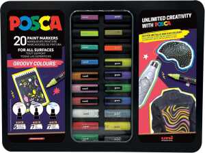 Faber Castell Marker UNI POSCA 20er Etui Groovy Colours
