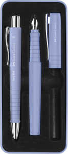 Faber Castell Füller Poly Pen und Kugelschreiber pale iris