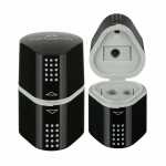 Faber Castell Dreifachspitzdose Dreikant Grip 2001 schwarz