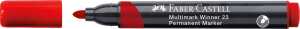 Faber Castell Marker Multimark W-23 Rundspitze 4,4 mm rot
