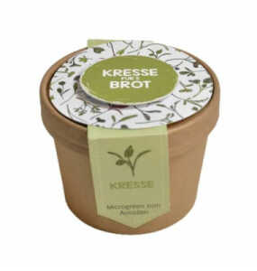 WUNDERLE 41760 Wundertüte Kresse fürs Brot Pott