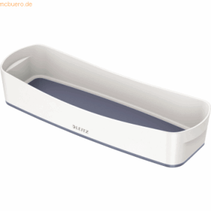 LEITZ 5258-10-01 Ablageschale MyBox lang weiß/grau