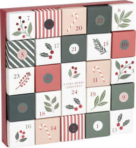 STEWO 2551 5263 99 28x28x55cm Adventskalender Berna