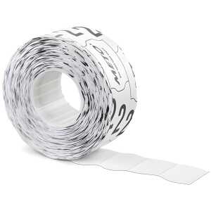 METO 9506154 ablösbar Auszeichnungsetiketten 22x12mm 6RL weiß