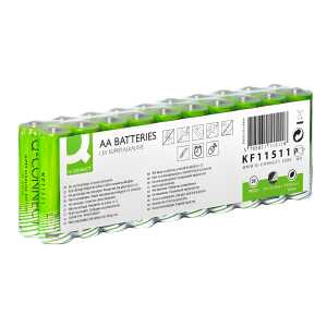 Q-CONNECT KF11511 Mignon Batterie AA/LR6 20ST Nordic Swan grün