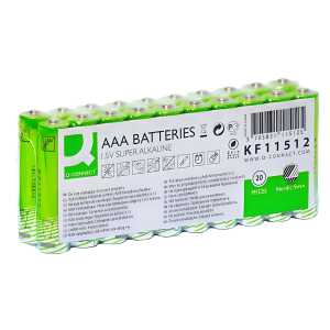 Q-CONNECT KF11512 Micro Batterie AAA/LR03 20ST Nordic Swan grün