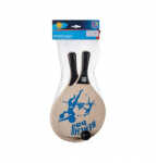 HAPPY PEOPLE 74021 38x24x08cm Beachball-Set Holz natur