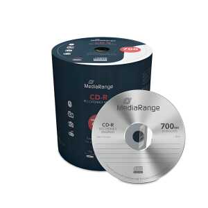 MEDIARANGE MR204 700MB 80Min CD-R 100er Spindel inkl. URA