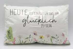 FÜR DICH 396592 25x40cm Deko Kissen Wiese Lovely Greetings