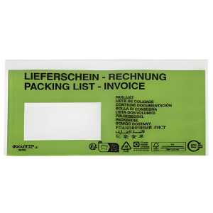 DOCUFIX 2FVDO340202 PAPIER Dokumententasche C5/6 LS/RG grün 1000 St