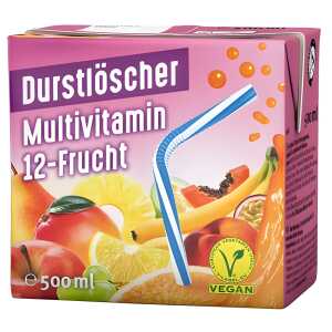 DURSTLÖSCHER 14492 Durstlöscher Multivitamin 12 x 05L