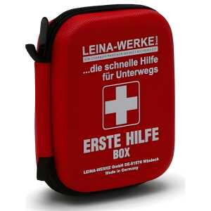 LEINA-WERKE 50063 Erste Hilfe Box rot
