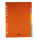 DONAU 8666030-99 Karton Farbregister 6-teilig A4