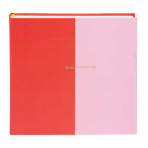 Goldbuch Fotoalbum Coloration rotpink