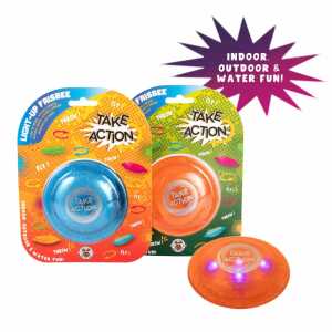 TRENDHAUS 961020 Take Action Sport Frisbee Light-Up sortiert
