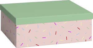 STEWO 2551 5203 25 33x24x12cm Geschenkkarton Geburtstag Gelato