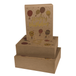 OOTB Kraftpapier-Geschenkkartonage Happy Birthday