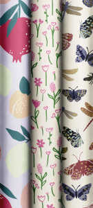 STEWO 2528 1624 99 Nature Mood Geschenkpapierrolle 2mx70cm sort.