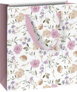 STEWO 2543 5138 26 21x18x8cm Geschenktragetasche Blümchen