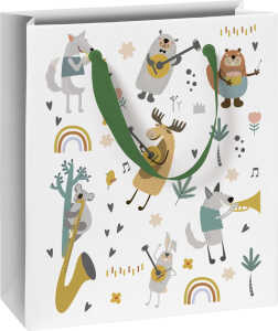 STEWO 2543 5140 60 21x18x8cm Geschenktragetasche Kind Musicstars