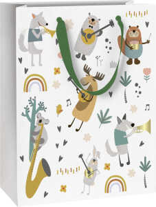 STEWO 2544 5140 60 30x23x13cm Geschenktragetasche Kind Musicstars