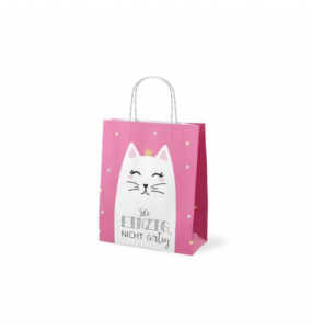 FÜR DICH 991581 20x9x24cm Geschenktragetasche Zoofreunde Katze