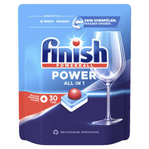 FINISH 3281985 3235108 143314 Geschirrspültabs Power All in1 30ST