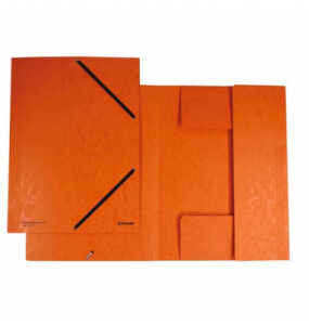 DONAU 8643119-12 Presspan Gummizugmappe A4 orange