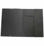 DONAU 8643119-01 Pressspan Gummizugmappe A4 schwarz