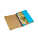 DONAU 2074001FSC-10 Life Heftbox Karton A4/3cm neonblau
