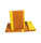 DONAU 2074001FSC-11 Life Heftbox Karton A4/3cm neongelb