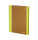 DONAU 2074001FSC-11 Life Heftbox Karton A4/3cm neongelb