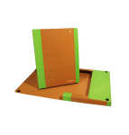 DONAU 2074001FSC-06 Life Heftbox Karton A4/3cm neongrün