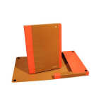DONAU 2074001FSC-12 Life Heftbox Karton A4/3cm neonorange