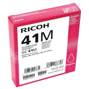 RICOH 405763 Inkjetpatrone GC41M magenta