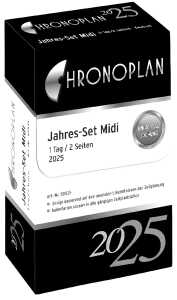 CHRONOPLAN 50535 Jahres-Set Midi 2025