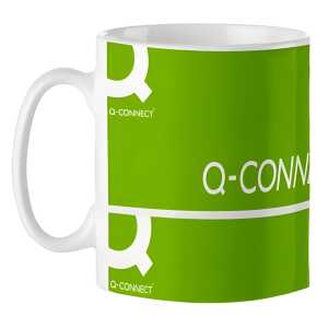 Q-CONNECT 41040001 Kaffeebecher Keramik 0.33L weiß