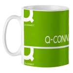 Q-CONNECT 41040001 Kaffeebecher Keramik 0.33L weiß