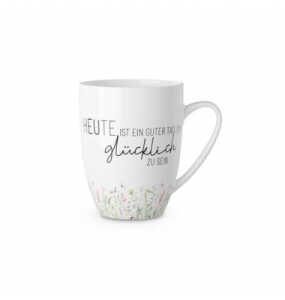 FÜR DICH 950592 250ml Kaffeebecher Lovely Greetings Wiese