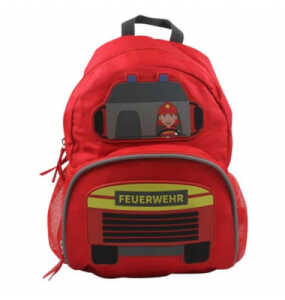 DONAU 7290842-91 Kinderrucksack Feuerwehr 3D Motiv