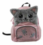 DONAU 7290842-94 Kinderrucksack Katze Plüsch