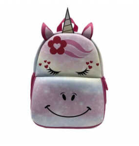 DONAU 7293100-01 Kinderrucksack Neopren Einhorn