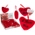 OOTB Rotes Plüschherz I love you ca. 10 cm