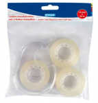 TOPPOINT 23294 +3Rollen Klebefilm Handabroller 18mm33m