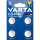 VARTA 06016 101 404 Knopfzellen-Batterie CR2016 4ST silber