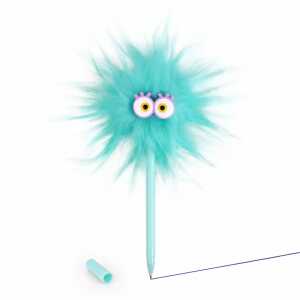 TRENDHAUS 963819 HERBS Kugelschreiber Flauschig funky blue