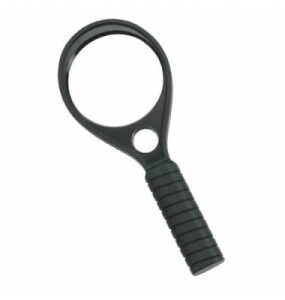 ECOBRA 810150 Vergrößerung 25 x / 5 x Leselupe SPORT 50 /15mm schwarz