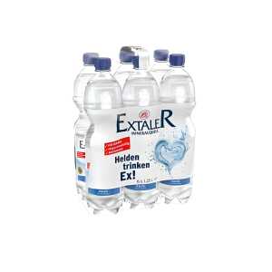 EXTALER 25801 - mit Kohlensäure Mineralwasser classic 6 x 125L